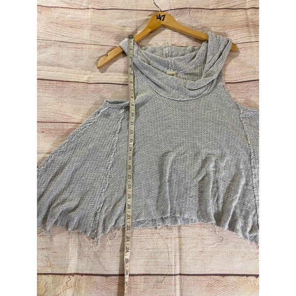 Free People We The Free Grey Women's Swing It Cowl Neck Tank - XS - Picture 5 of 12